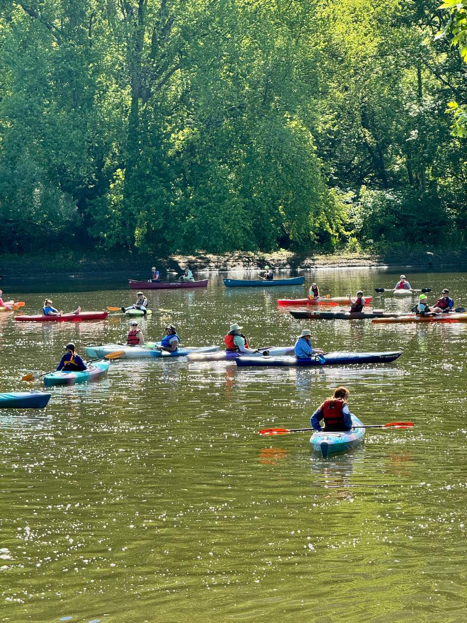 kayaking River north branch water trail